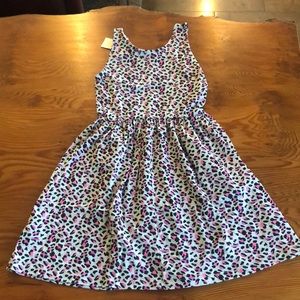 Girls Leopard Dress Size 9 to 10